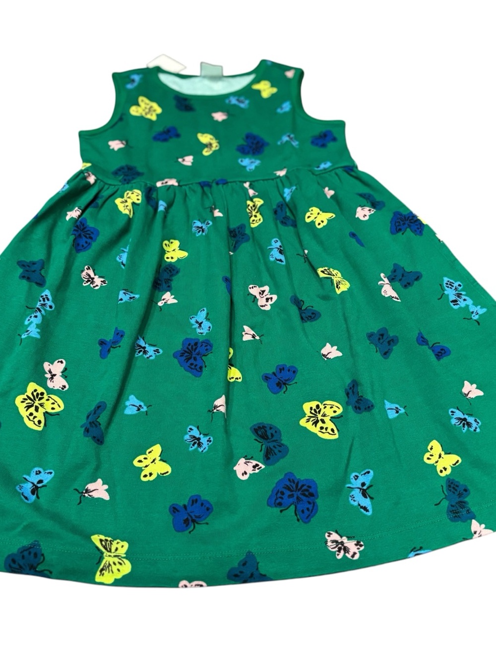 Hanna Andersson size 8 (130) NWT green sleeveless dress